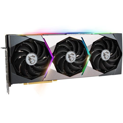 The MSI GeForce RTX 3080 Suprim X D6X 10GB Tri-Frozr 2S LHR, introduced in July 2021, is a high-end graphics card designed for gamers and creators who
