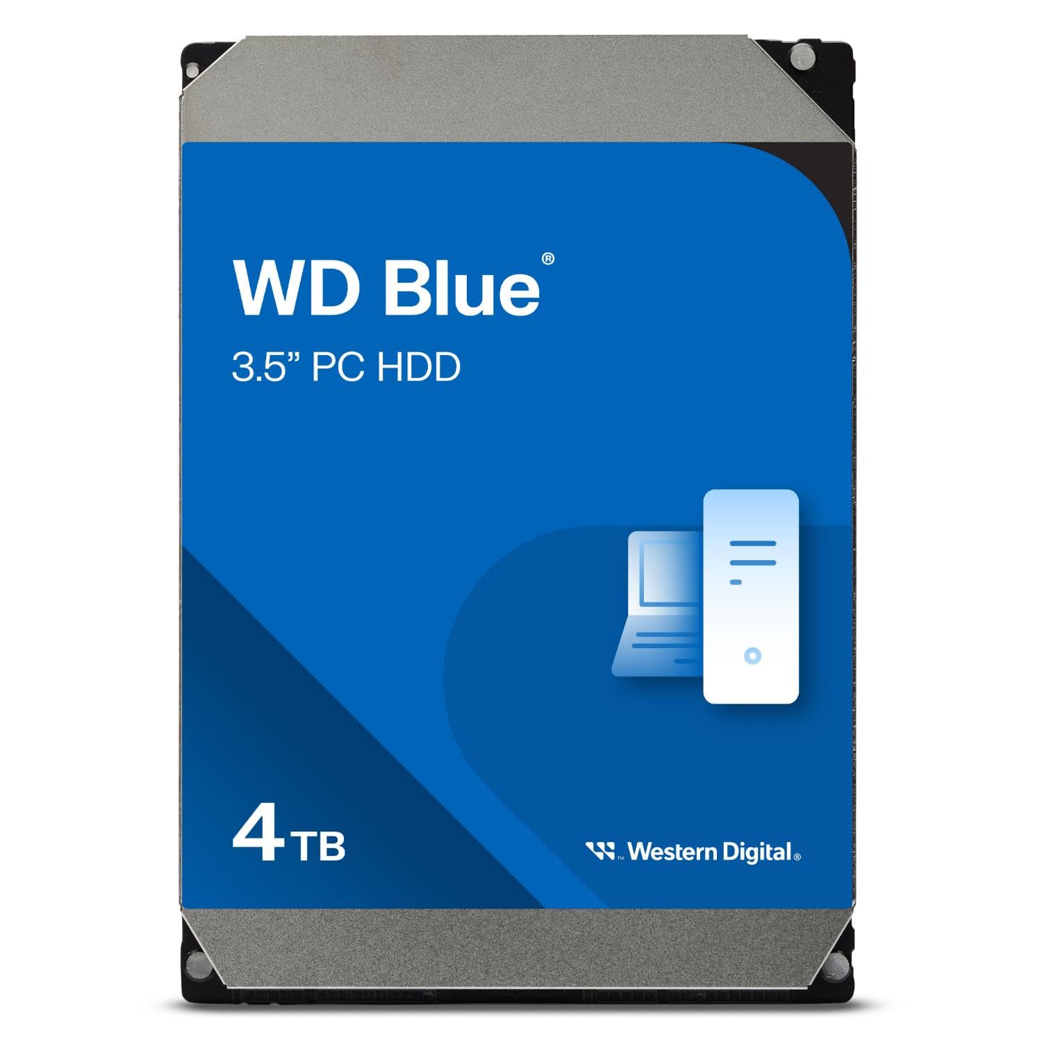 The Western Digital WD BLUE 5400/256M (WD40EZAZ) is a reliable HDD designed for PC use, released in March 2021. This 3.5-inch hard drive offers a capa